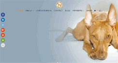 Desktop Screenshot of cirneco.org